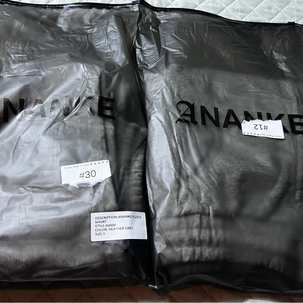 Ananke Men’s‎ Heather Grey Fleece Shorts Size Small Drawstring Lounge NWT